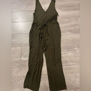 Allie Rose Olive Jumpsuit
